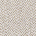Close-up view of beige and white woven upholstery fabric with a textured basketweave pattern, shown in a 38% rayon, 62% polyester blend suitable for contemporary sofas and office seating.