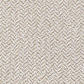 Close-up view of beige and white woven upholstery fabric with a textured basketweave pattern, shown in a 38% rayon, 62% polyester blend suitable for contemporary sofas and office seating.