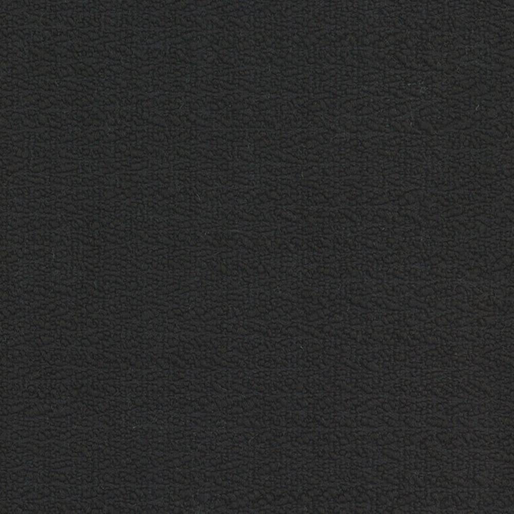 Close-up of a dark neutral upholstery fabric swatch for sofas, an 18% wool / 47% acrylic / 35% polyester blend showing a fine pebble-like texture suitable for heavy-use upholstery.