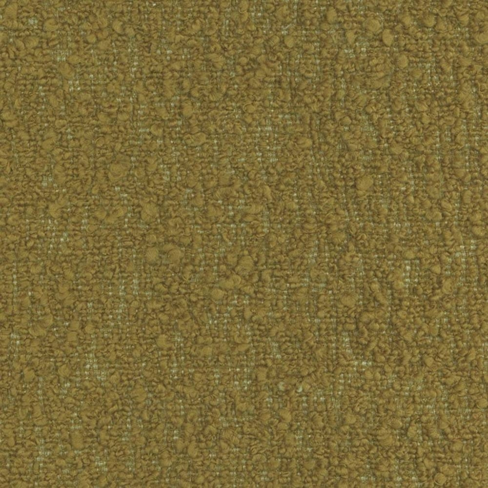 Close-up of cream wool-blend upholstery fabric (30% wool, 51% acrylic, 19% polyester) showing a nubby bouclé looped texture with subtle slub weave, ideal for contemporary sofa upholstery.