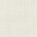 Close-up of cream woven upholstery fabric with a subtle basketweave texture, showing looped yarns and soft nap; 18% wool, 5% linen, 59% acrylic, 18% polyester blend suitable for sofas and heavy-use upholstery.
