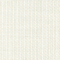 Close-up of cream boucle upholstery fabric showing a small looped basket-weave texture; 17% wool, 62% acrylic, 9% viscose and 12% polyester blend designed for sofas.