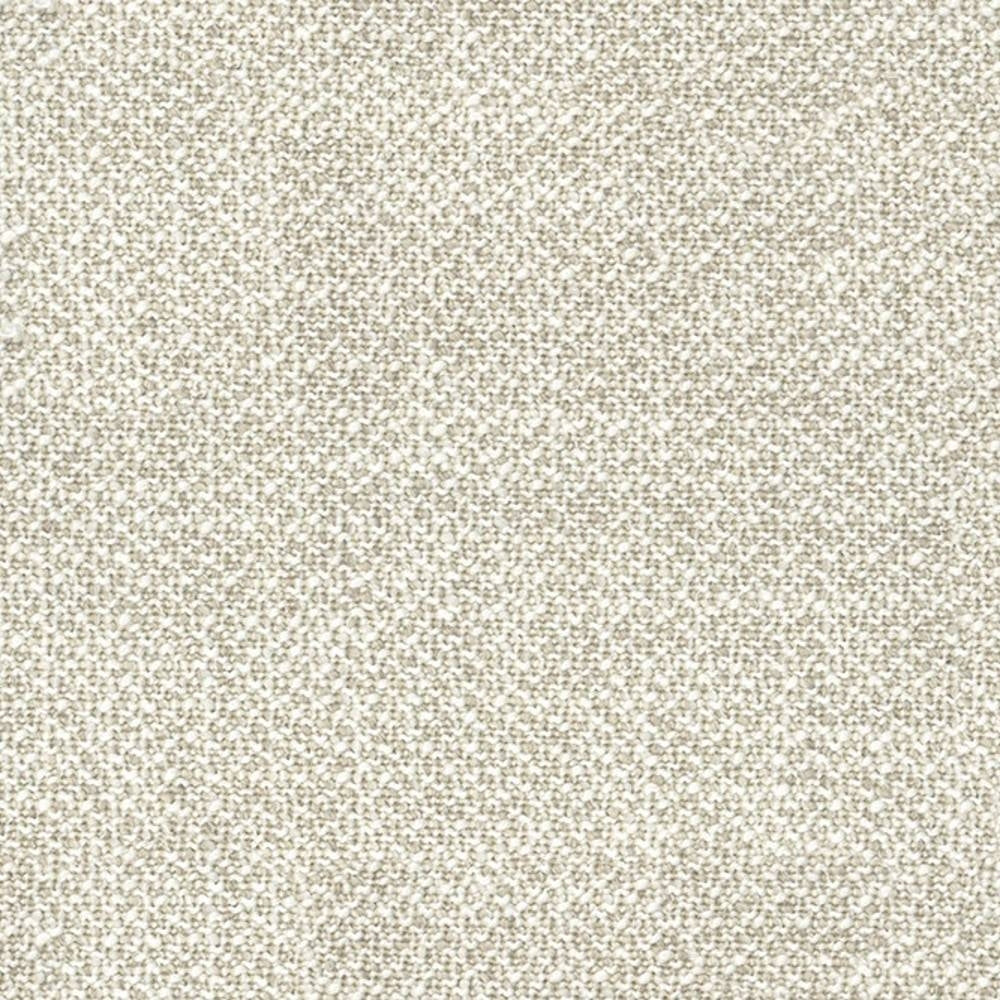 Close-up of light beige woven upholstery fabric showing a tight, pebble-like texture; 30% wool, 50% acrylic and 20% polyester, ideal for modern sofa and neutral interior upholstery.