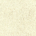 Close-up of cream-beige boucle upholstery fabric showing textured looped fibers in a 30% wool, 46% acrylic, 24% polyester blend, ideal for contemporary sofa and office seating.