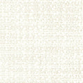 Close-up of cream bouclé upholstery fabric showing nubby looped weave and subtle neutral flecks; 73% rayon, 27% triacetate, heavy-duty indoor fabric for sofas.