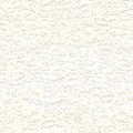Close-up of a cream plush boucle upholstery fabric swatch showing dense looped texture and subtle horizontal striations; composition 12% wool, 24% acrylic, 64% triacetate for sofa upholstery.